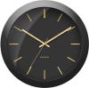 Light & Living Karlsson Wall clock Globe black, Design Armando Breeveld online kopen