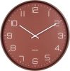Karlsson Wandklokken Wall clock Lofty iron matt, D. 40cm Rood online kopen