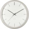 Karlsson Wandklokken Wall clock Nirvana Globe Grijs online kopen