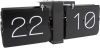 Karlsson Tafelklokken Flip clock No Case matt black stand Zwart online kopen