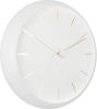 Karlsson Wandklokken Wall clock Globe Design Armando Breeveld Wit online kopen