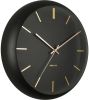 Light & Living Karlsson Wall clock Globe black, Design Armando Breeveld online kopen