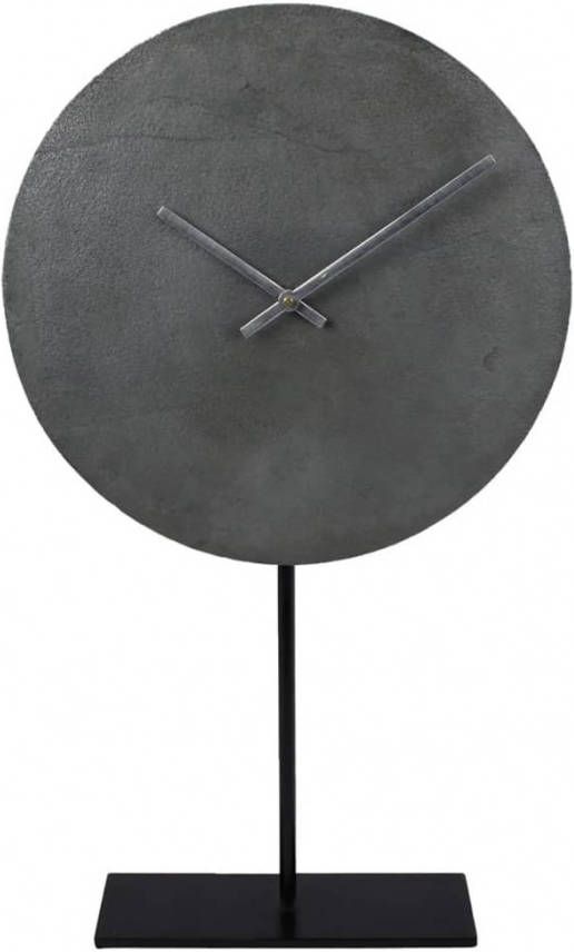 Gifts Amsterdam Tafelklok Merkur 30x46x7, 5 cm aluminium grijs online kopen