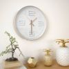 VidaXL Wandklok Koper look 30 Cm online kopen