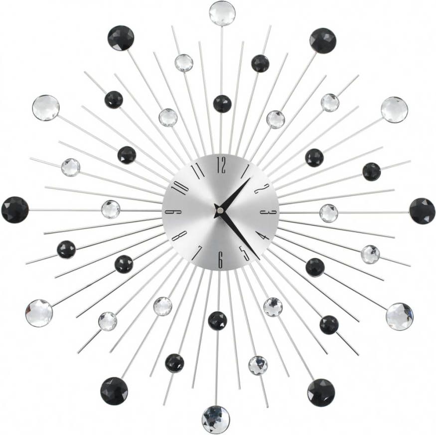 VidaXL Wandklok met quartz mechanisme 50 cm modern ontwerp online kopen