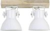 Light&Living Hanglamp 2L Elay hout naturel+wit 40 x 18 x 25 online kopen