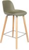 Zuiver Albert Kuip Stoel Counter Hout/Kunststof 45 x 89 cm Donkergrijs online kopen