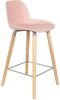 Zuiver Albert Kuip Stoel Counter Hout/Kunststof 45 x 89 cm Donkergrijs online kopen