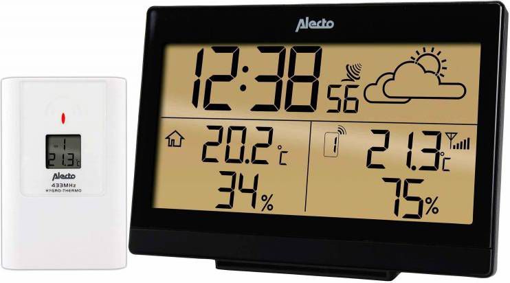 Alecto Draadloos weerstation WS - Klokken.shop