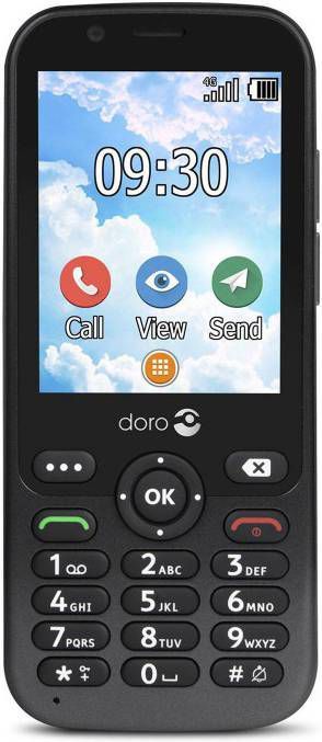 Doro 7010 4g Eenvoudige Bar Telefoon(graphite ) online kopen