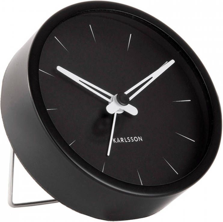 Karlsson Wekkers Alarm Clock Lure Small Zwart online kopen