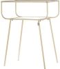 Riverdale Amaro Bijzettafel Metaal/Glas 33 x 48,5 cm Goud online kopen