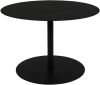 Zuiver Snow Sidetable Staal Rond 40 x Ø60 cm Zwart online kopen