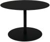 Zuiver Snow Sidetable Staal Rond 40 x Ø60 cm Zwart online kopen