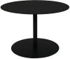 Zuiver Snow Sidetable Staal Rond 40 x Ø60 cm Zwart online kopen