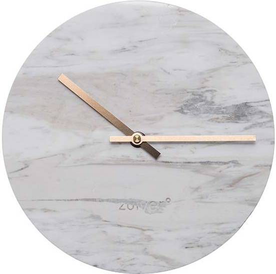 voorzichtig De Immigratie Zuiver Marble Time Wandklok Ø 25 cm - Klokken.shop