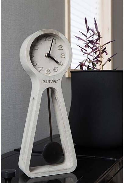 Zuiver Pendulum Time Tafelklok Beton 38 x 14,5 cm Grijs online kopen