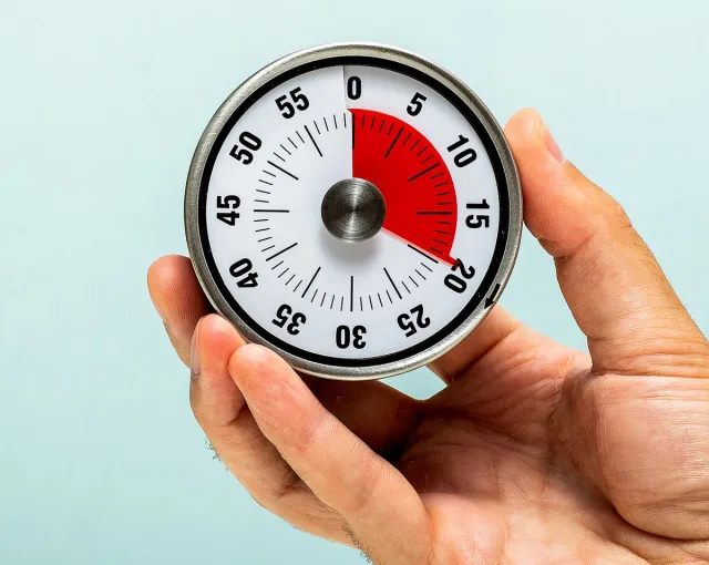 Balvi Visuele Timer Rood,Wit,Zwart