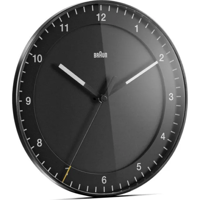 Braun BC17B - Wandklok - Analoog - Kunststof - Zwart