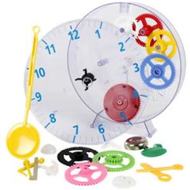Technoline Kinderklok Bouwpakket Mechanisch "mijn eerste klok" - 20cm - Techno Line - Transparant
