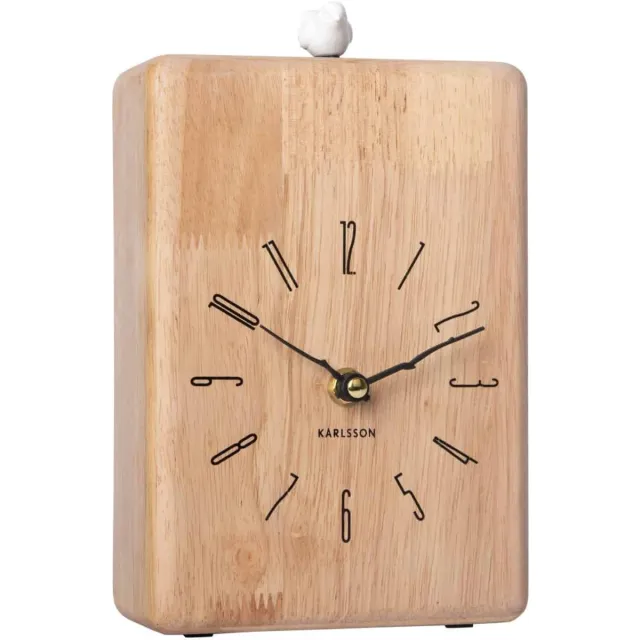Karlsson Wandklok Rama Cuckoo - Lichtbruin - 6x14x20cm - Wandklok Modern Naturel