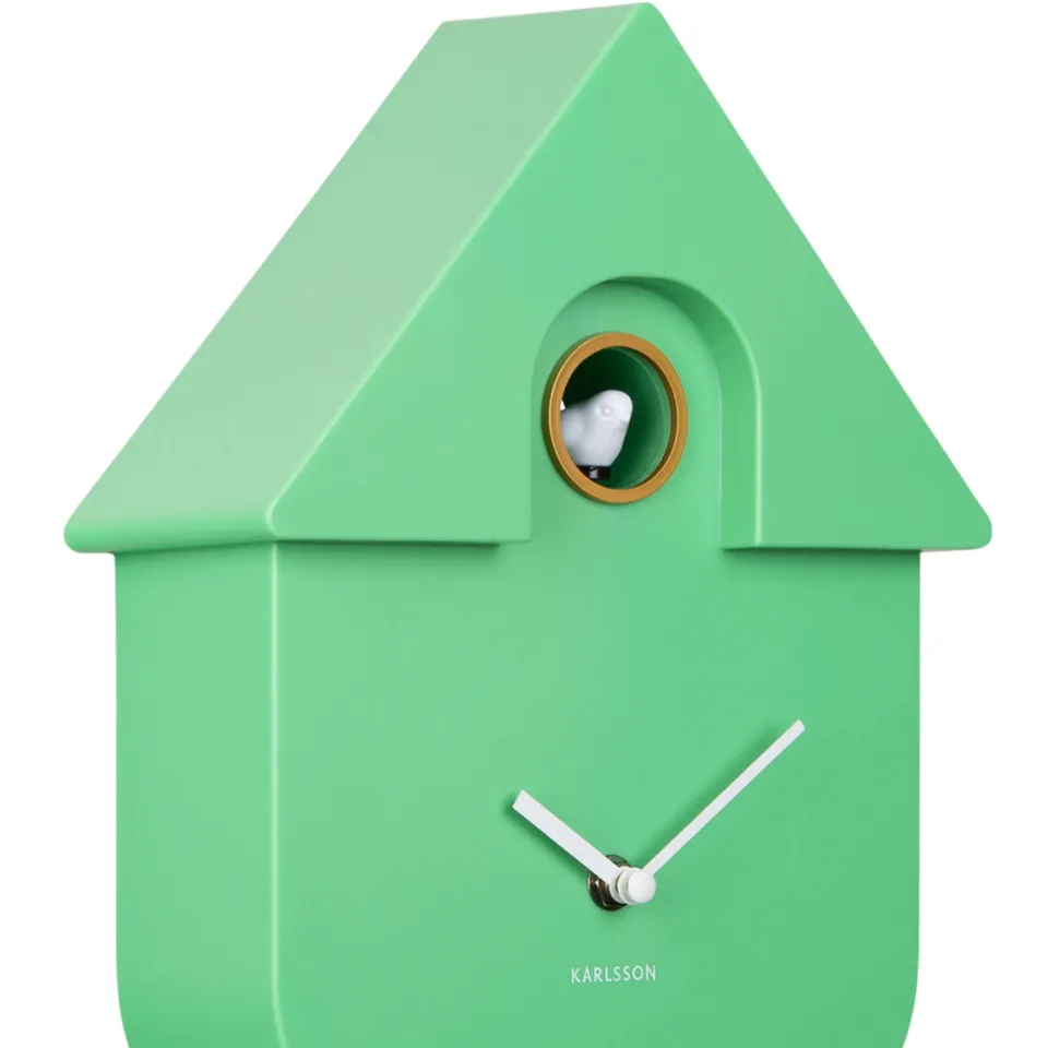 Karlsson Modern Cuckoo koekoeksklok heldergroen, foto 4