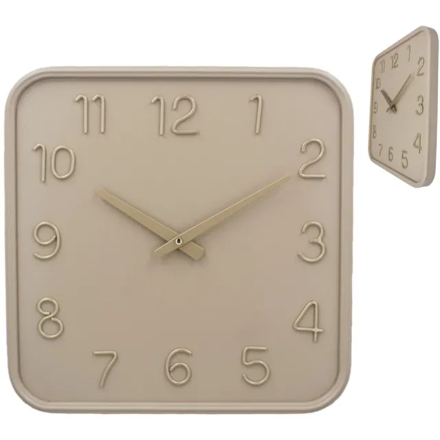 homebound by ky Wandklok Bento beige Taupe