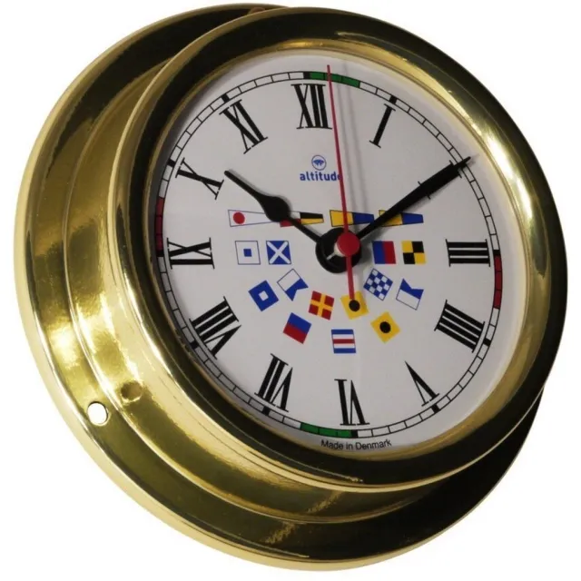 Delite 858SF CZ - Scheepsklok Goud