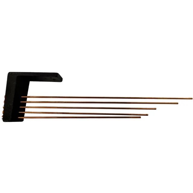 Selva Gong, Westminster, voor wandklok, 5 stangen, geschroefd, langste stang: 27,50 cm Leer