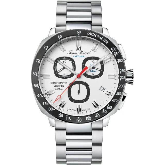 JEAN Marcel Herren Armbanduhr Edelstahl Glänzend 23cm silber