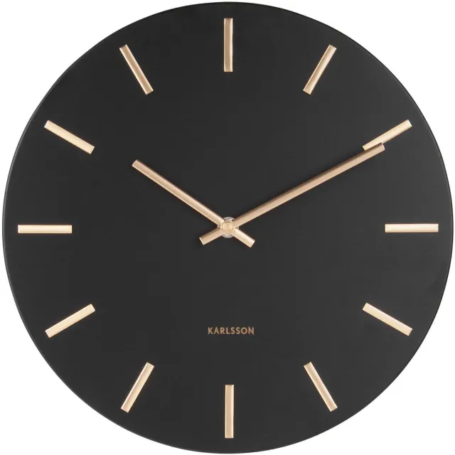 Karlsson wandklok Charm zwart, foto 2