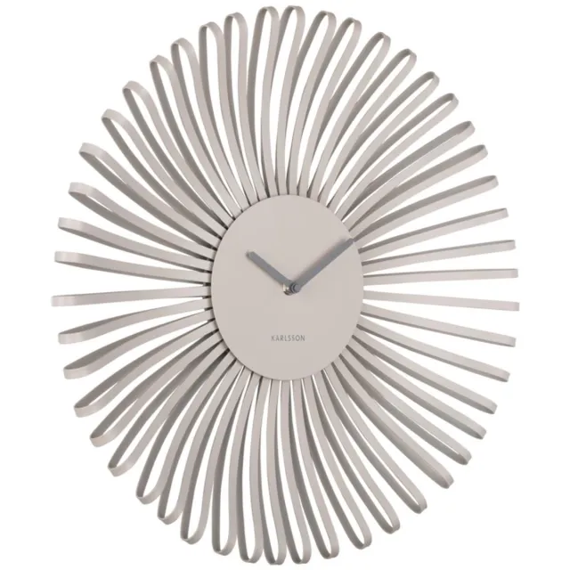 Karlsson Wandklok Polo - Grijs - 48x48x48cm - Wandklok Modern