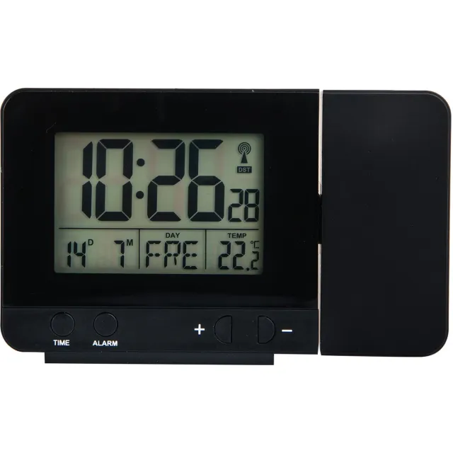 Technoline Radio gestuurde projectie wekker - datum en temperatuur - Technoline WT 546 Black