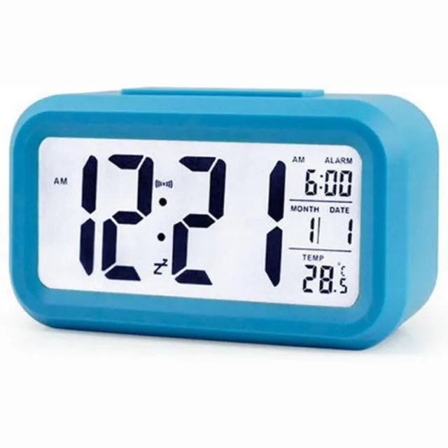 Peta-sos Wekker - Alarmklok - Digitale wekker - Blauw