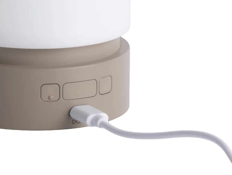 Karlsson Pillar Light LED wekker warmgrijs, foto 4