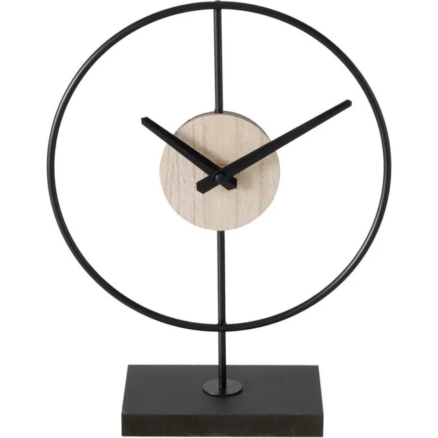 Boltze Home Tafelklok Lumba H31cm Zwart