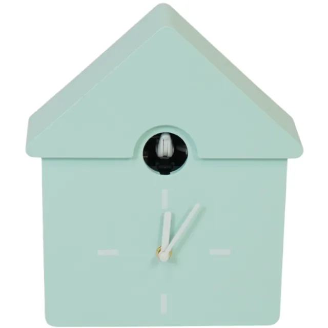 Housevitamin Shop Housevitamin - Wandklok Koekoeksklok - Light Green- 24x27x9cm Licht groen