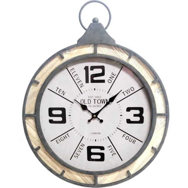 Mansion Atmosphere Pocket watch clock 52cm Grijs