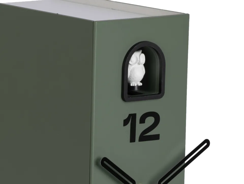 Karlsson Book Owl tafelklok jungle groen, foto 4