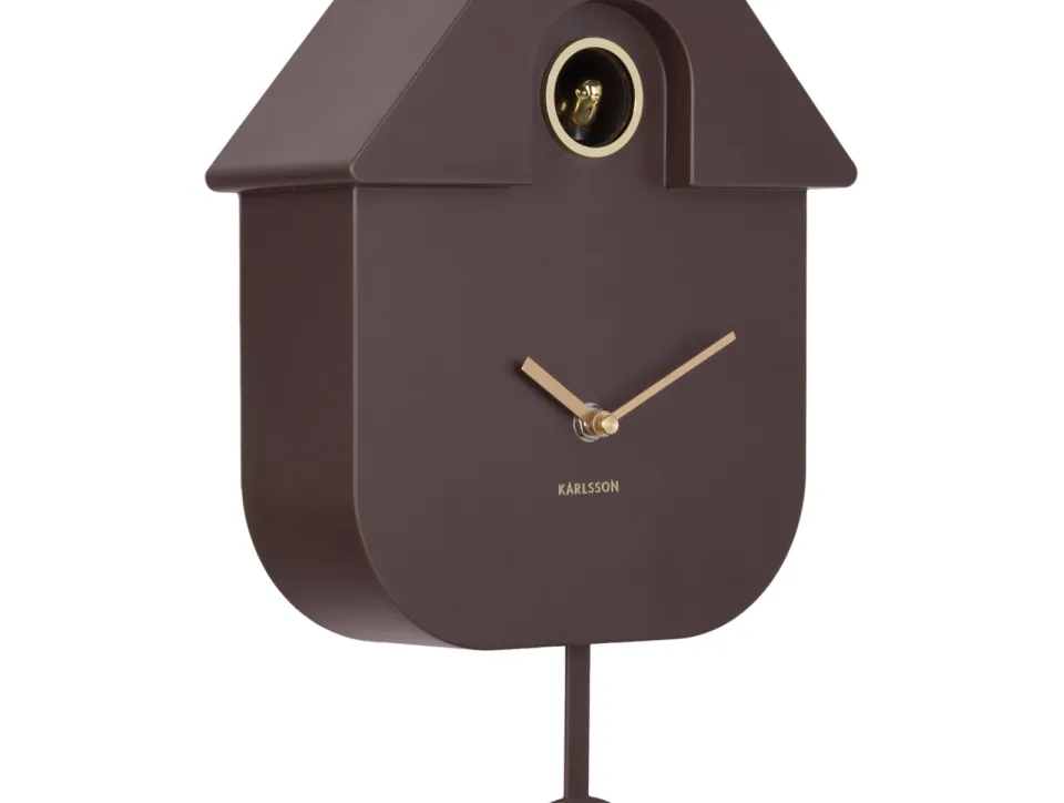 Karlsson Modern Cuckoo Oro koekoeksklok donkerbruin, foto 2