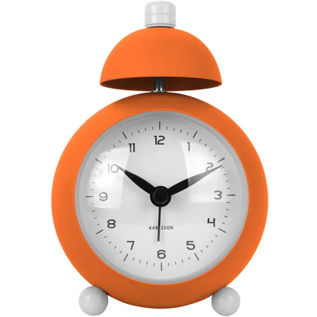 Karlsson Alarm Clock Chaplin Iron - Orange Oranje