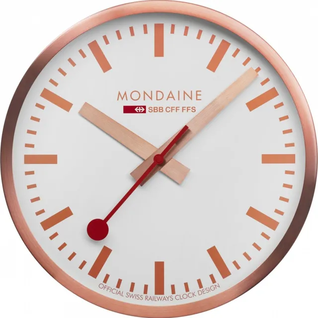 Mondaine M990.CLOCK.18SBK Clock Rosékleurig