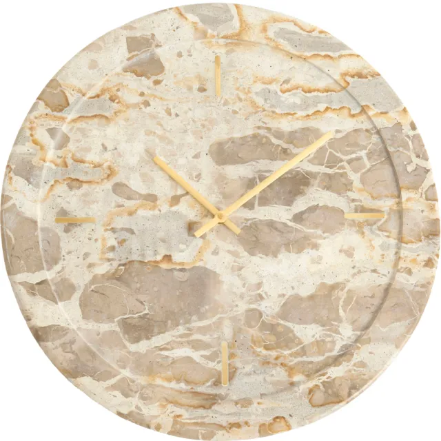 Light & Living Sistelo wandklok taupe marmer