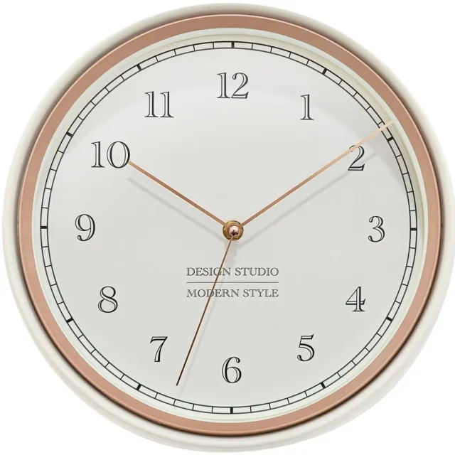 Atmosphera Créateur d'intérieur® Kleine wandklok met messing wijzers SVEN Beige