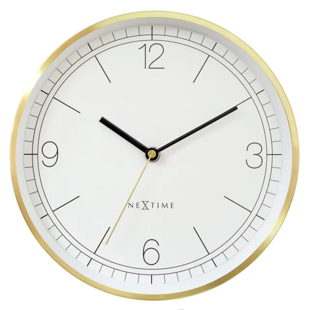 NeXtime Clocks NeXtime Bolero wandklok 25 cm in 4 kleuren - White, foto 2
