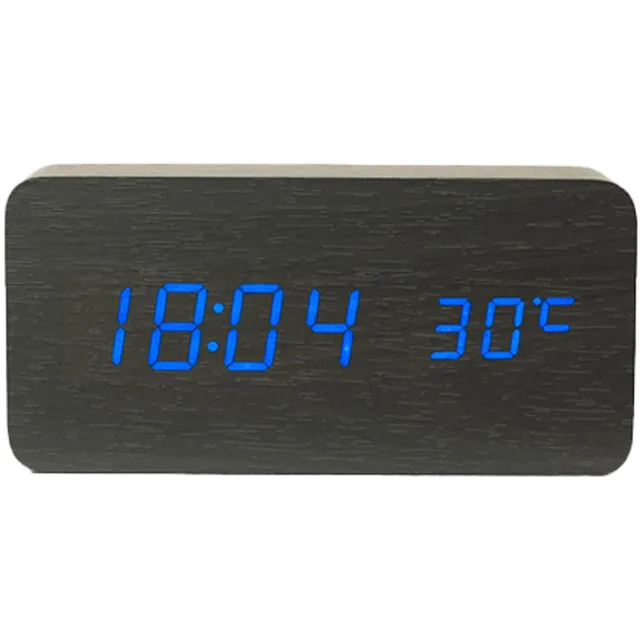 Inf Digitale LED-wekker Blue