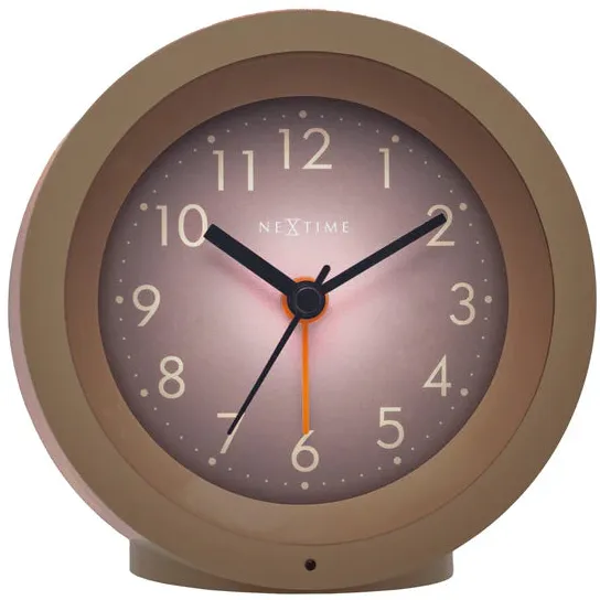 NeXtime Clocks NeXtime Circle tafelwekker roze Ø10,5 cm, foto 3