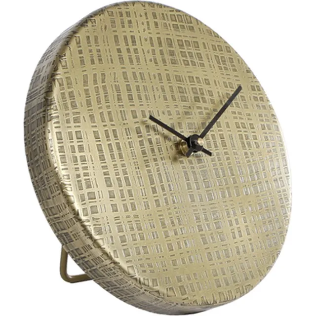 Teeninga Palmen Klokken - Klok "zurich" S Goud Metaal 20x20x2cm