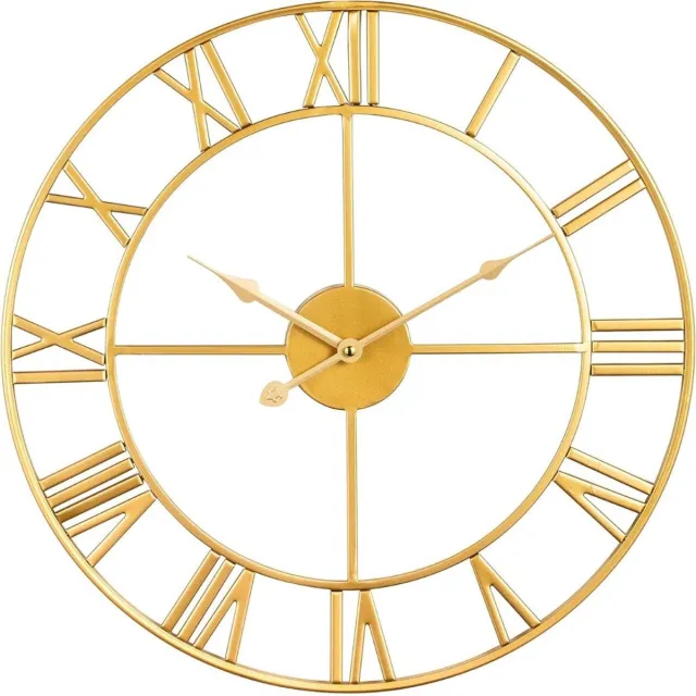 Thuys Klok – Wandklok Modern – Klokken – Industrieel – Goud