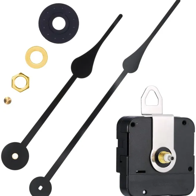 GelldG Kwarts DIY wandklok - stil kwartsuurwerk - DIY wandklok uurwerkmechanisme - zwart